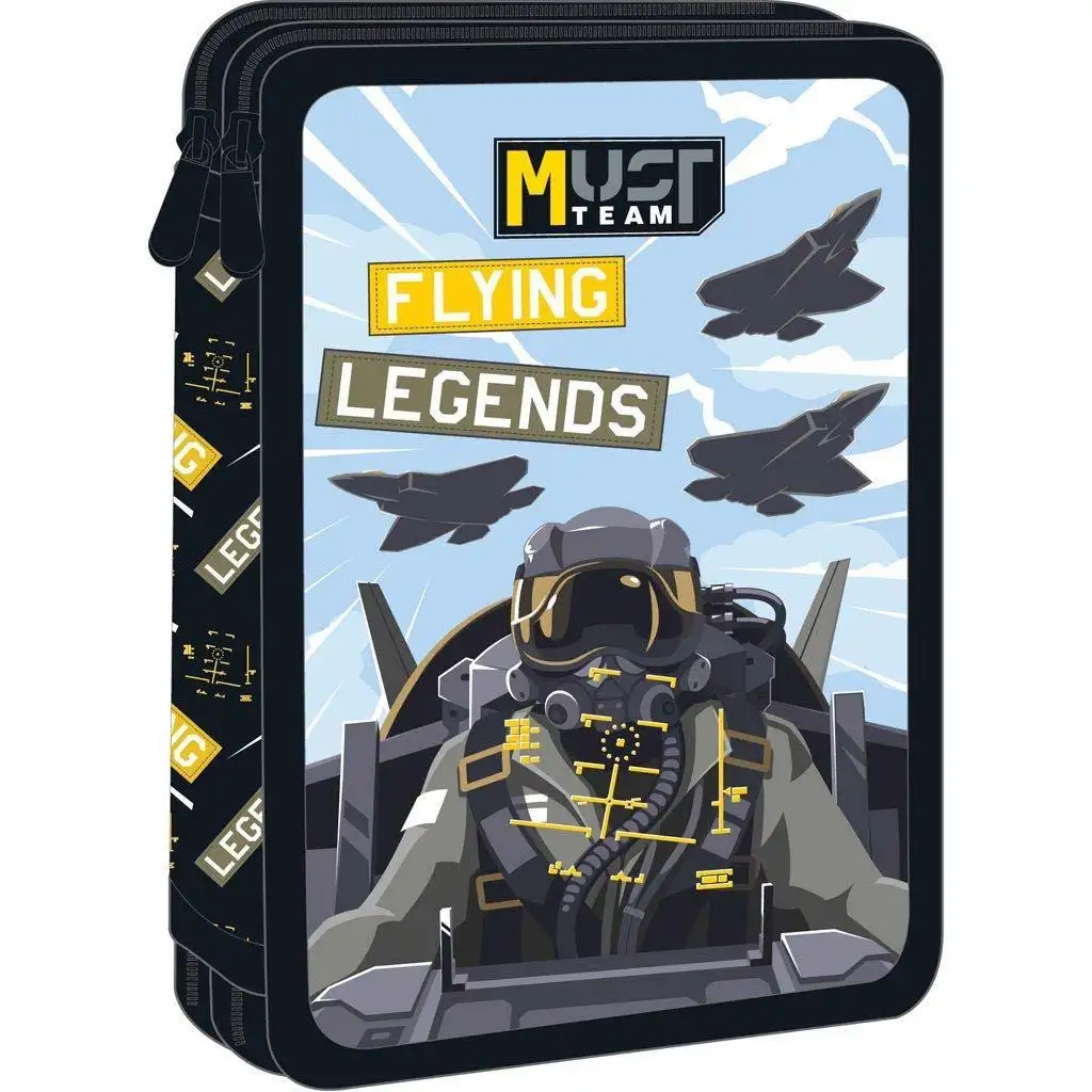 Luna: Flying Legends 2 szintes töltött tolltartó kép 1