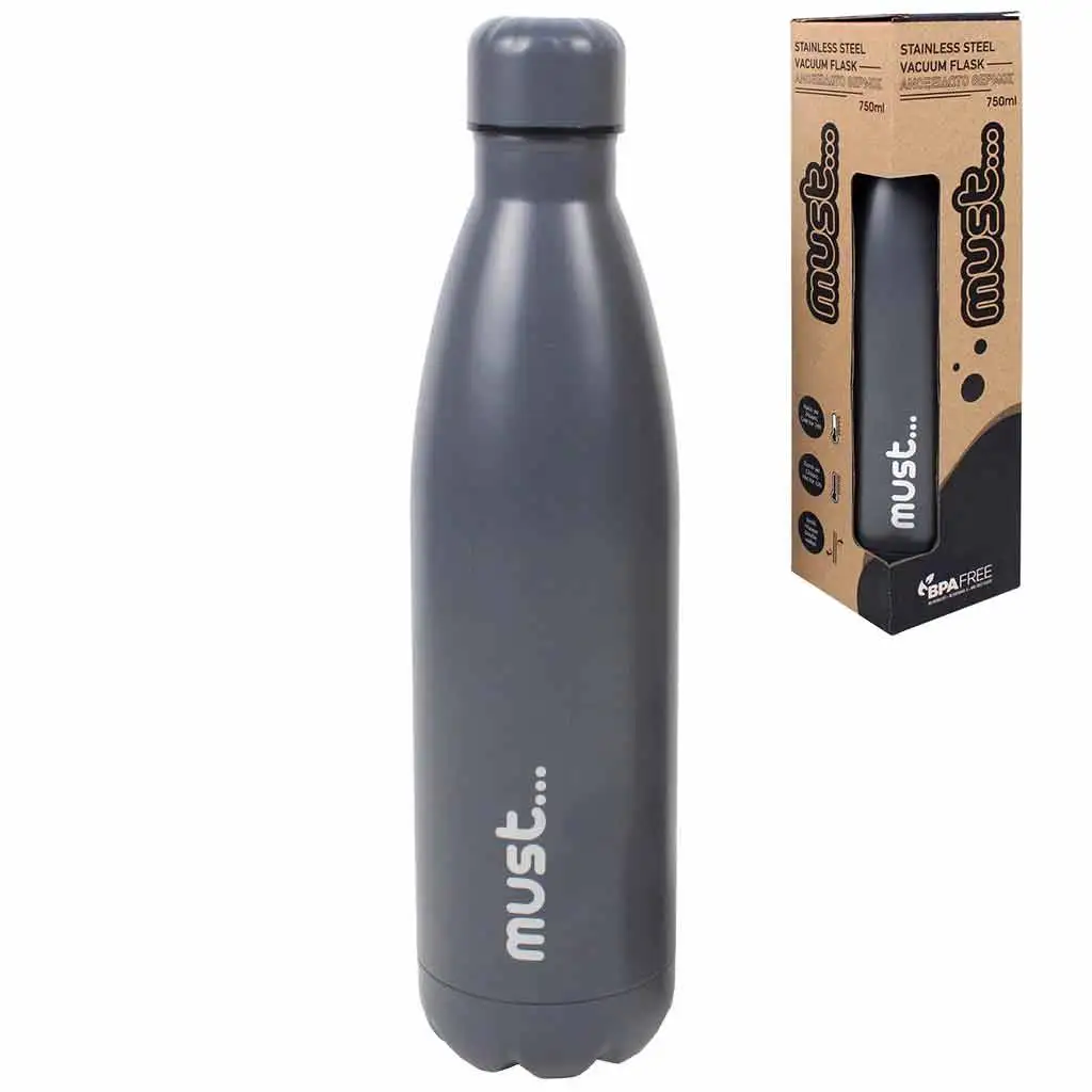Luna: Must - Rozsdamentes vákuum kulacs 750ml kép 1