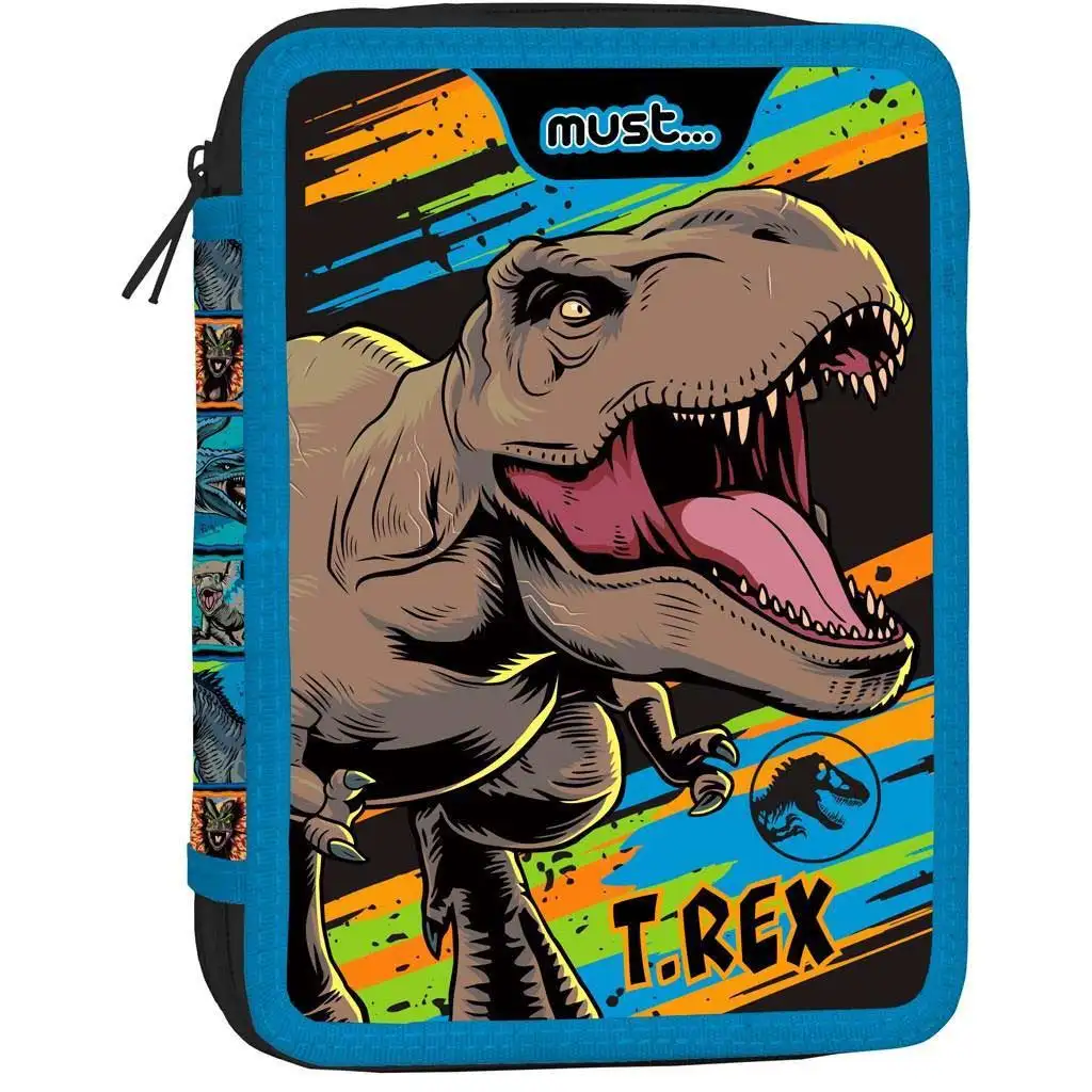 Must - Jurassic World: T-Rex emeletes töltött tolltartó 15x21cm kép 1