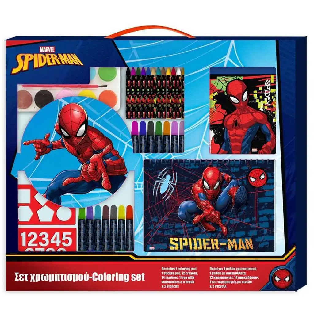 Pókember XXL színező készlet 54x47cm kép 1