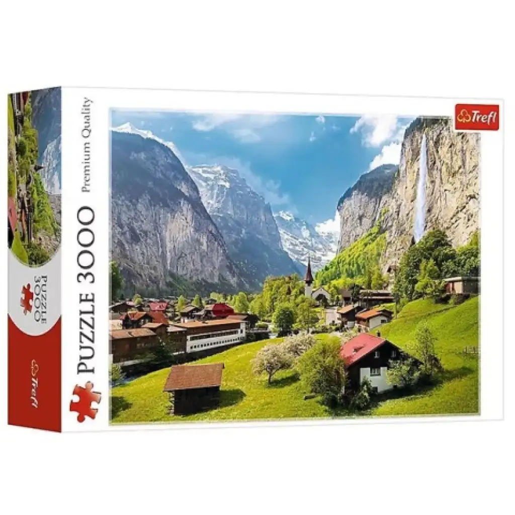 Lauterbrunnen, Svájc 3000db-os puzzle - Trefl kép 1