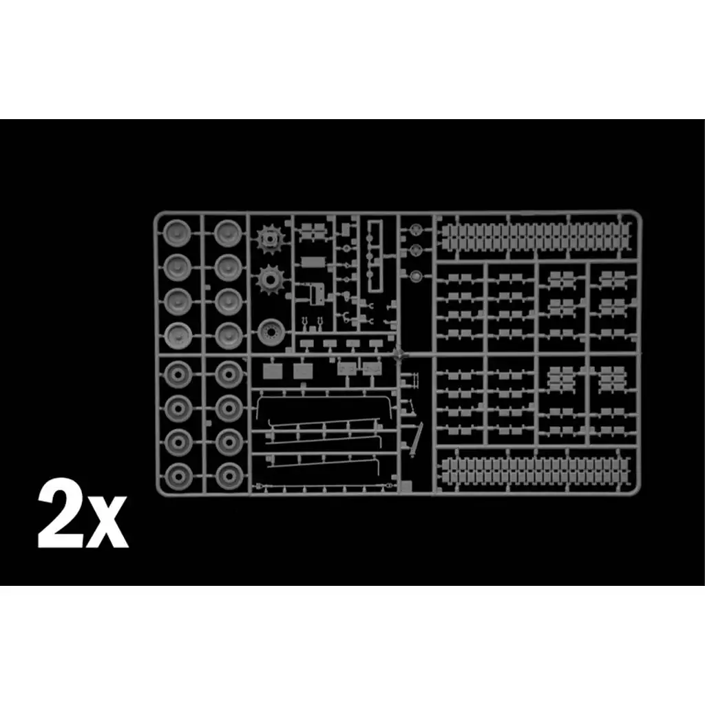 Italeri 1/35 M1A1 Abrams tank makett kép 8