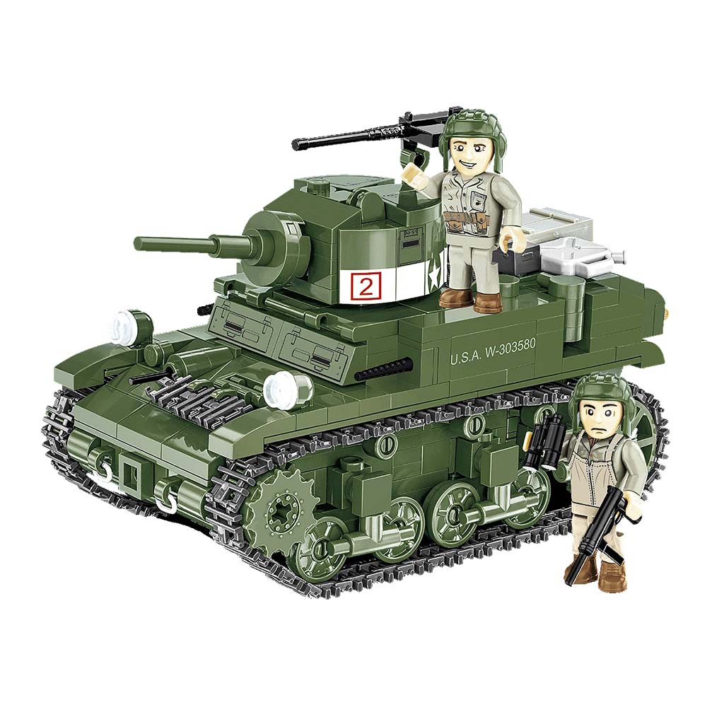 COBI: M3 Stuart tank építőjáték (3129) kép 2
