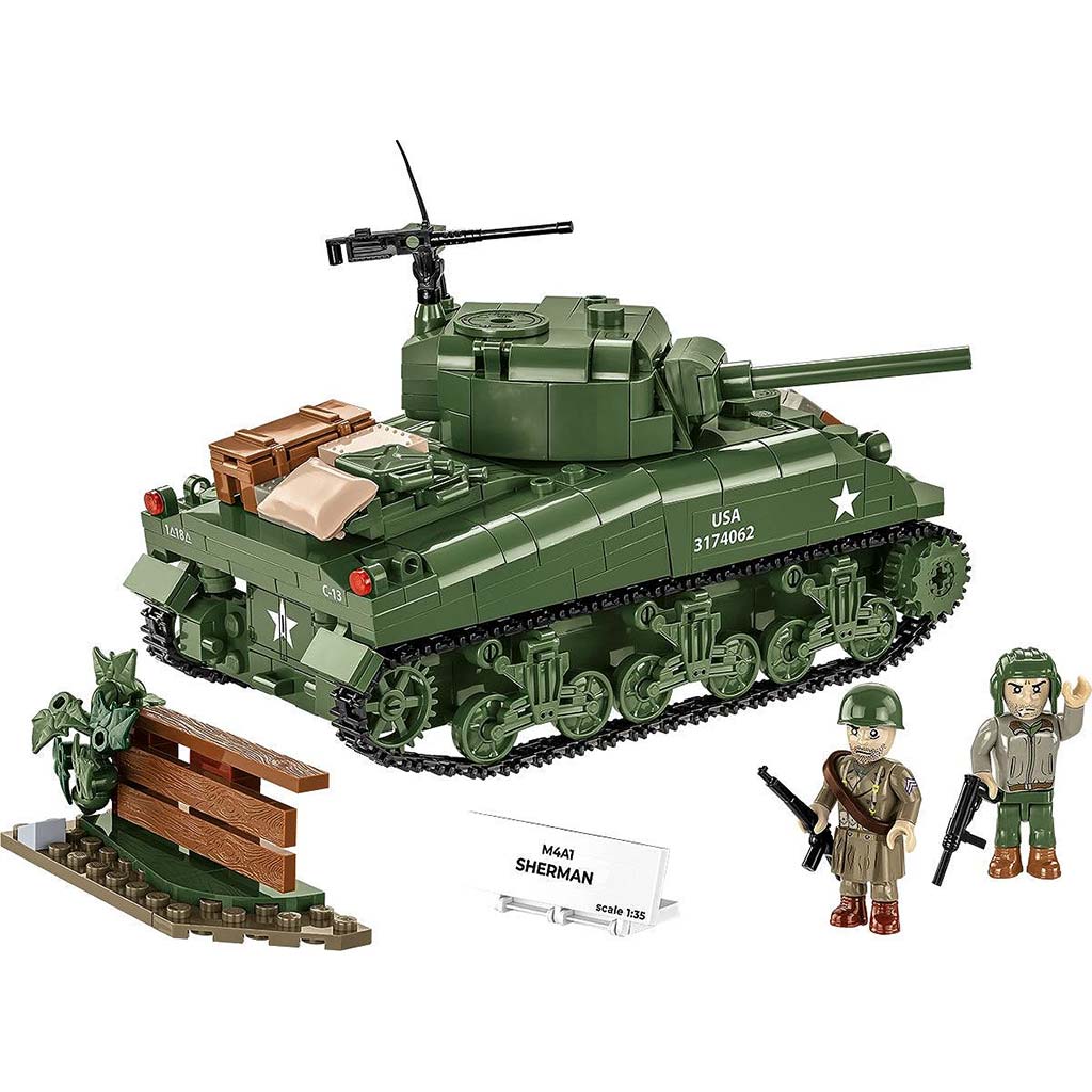COBI: M4A1 Sherman tank építőjáték (3126) kép 2
