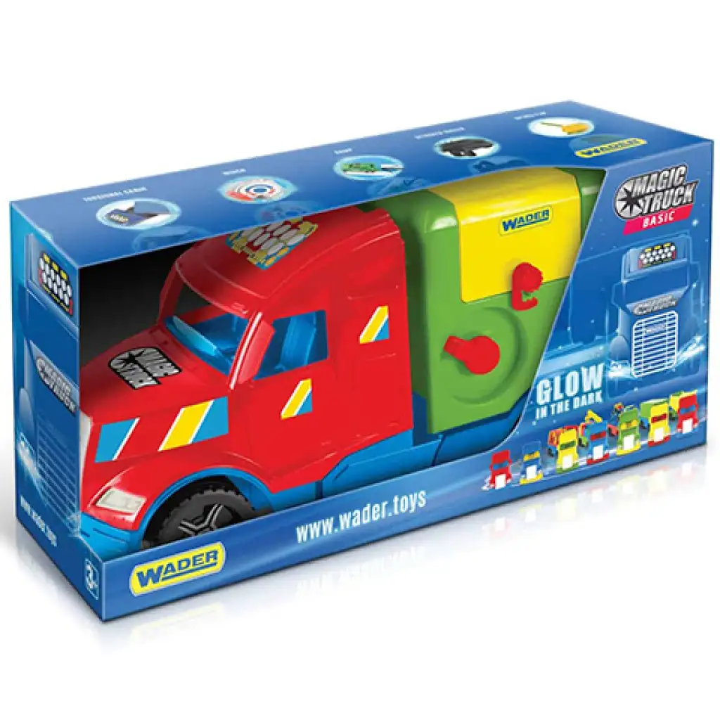 Magic Truck: Kukásautó fluoreszkáló lámpákkal 60cm - Wader kép 1
