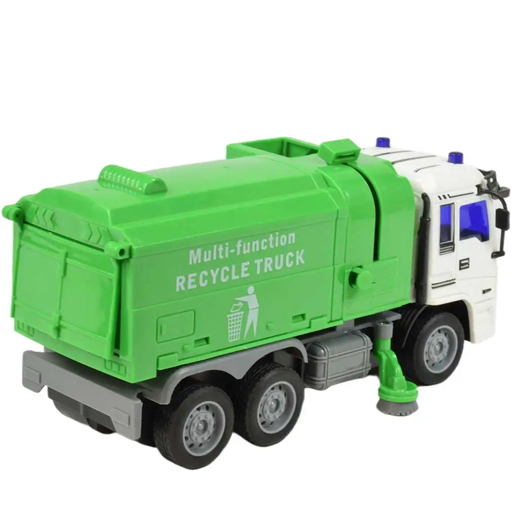 RC Távirányítós hulladékszállító teherautó fény effektekkel 27MHz 20cm többféle változatban 1db kép 2