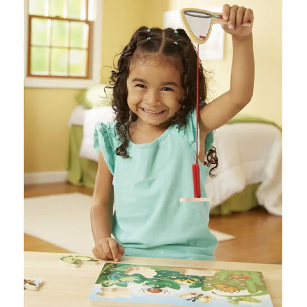 Mágneses lepkeháló fa készségfejlesztő - Melissa & Doug kép 2