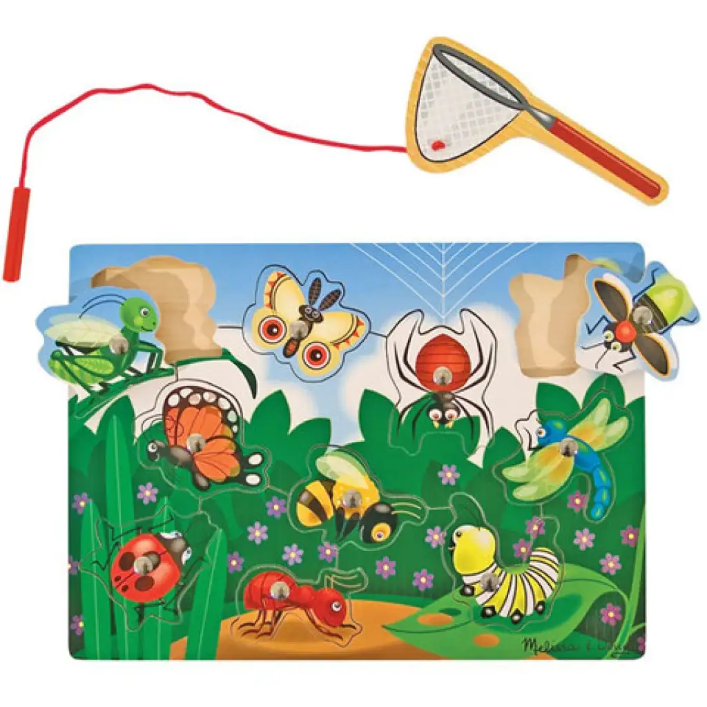 Mágneses lepkeháló fa készségfejlesztő - Melissa & Doug kép 1