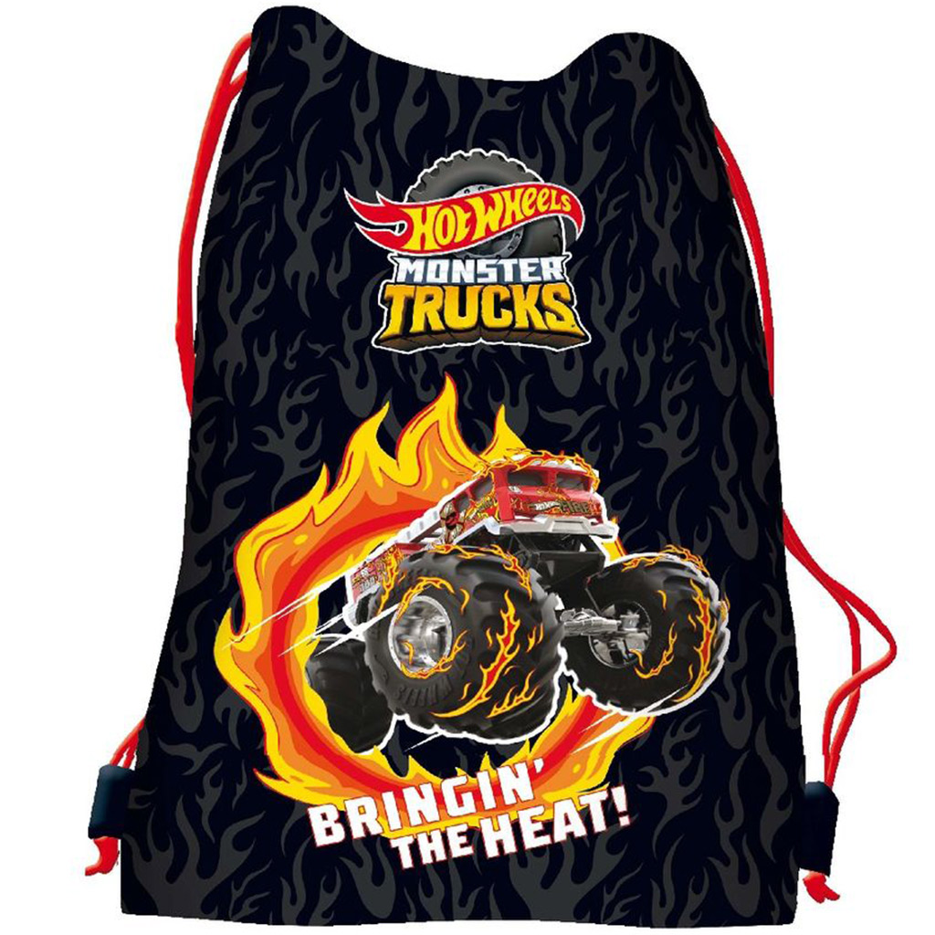 Hot Wheels autó mintás tornazsák, sportzsák  42x32cm kép 1