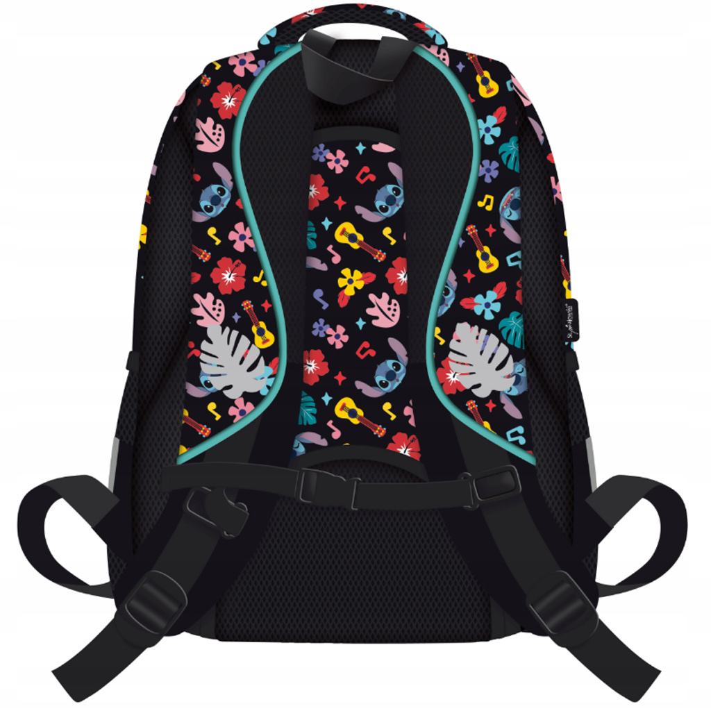 Stitch black aloha iskolatáska, hátizsák BPL58 40x29x19cm kép 2