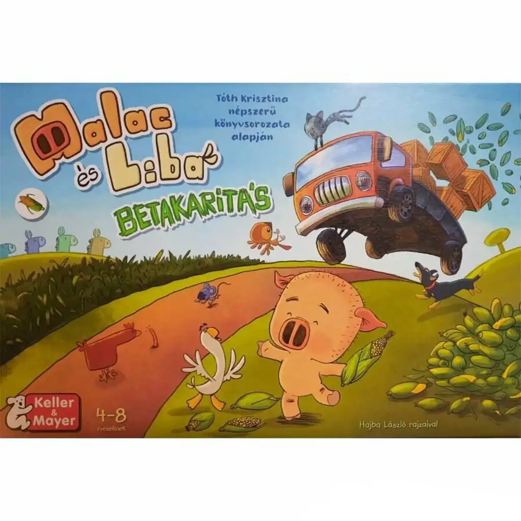 Malac és Liba betakarítás társasjáték kép 1