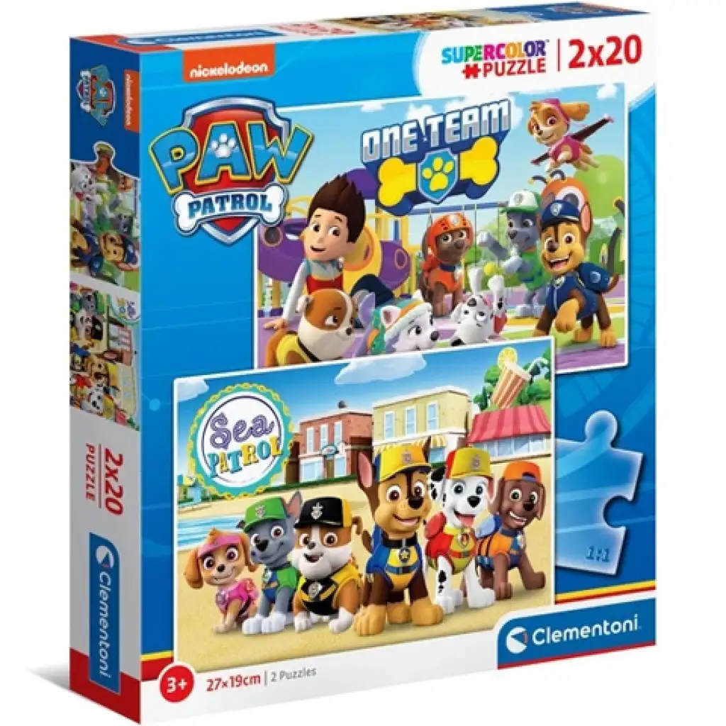 Mancs Őrjárat 2x20db-os puzzle - Clementoni kép 1