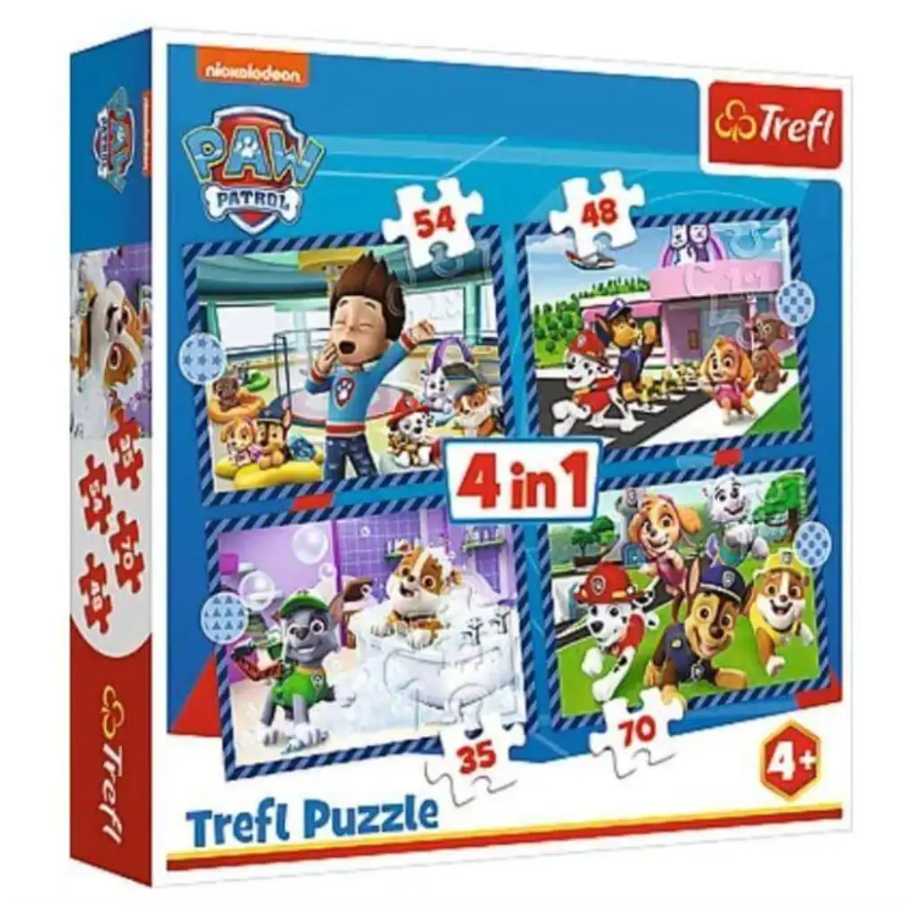 Mancs őrjárat 4 az 1-ben 70-54-48-35db-os puzzle - Trefl kép 1