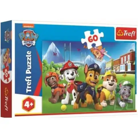 Mancs őrjárat: A csapat a kertben 60db-os puzzle - Trefl kép 1