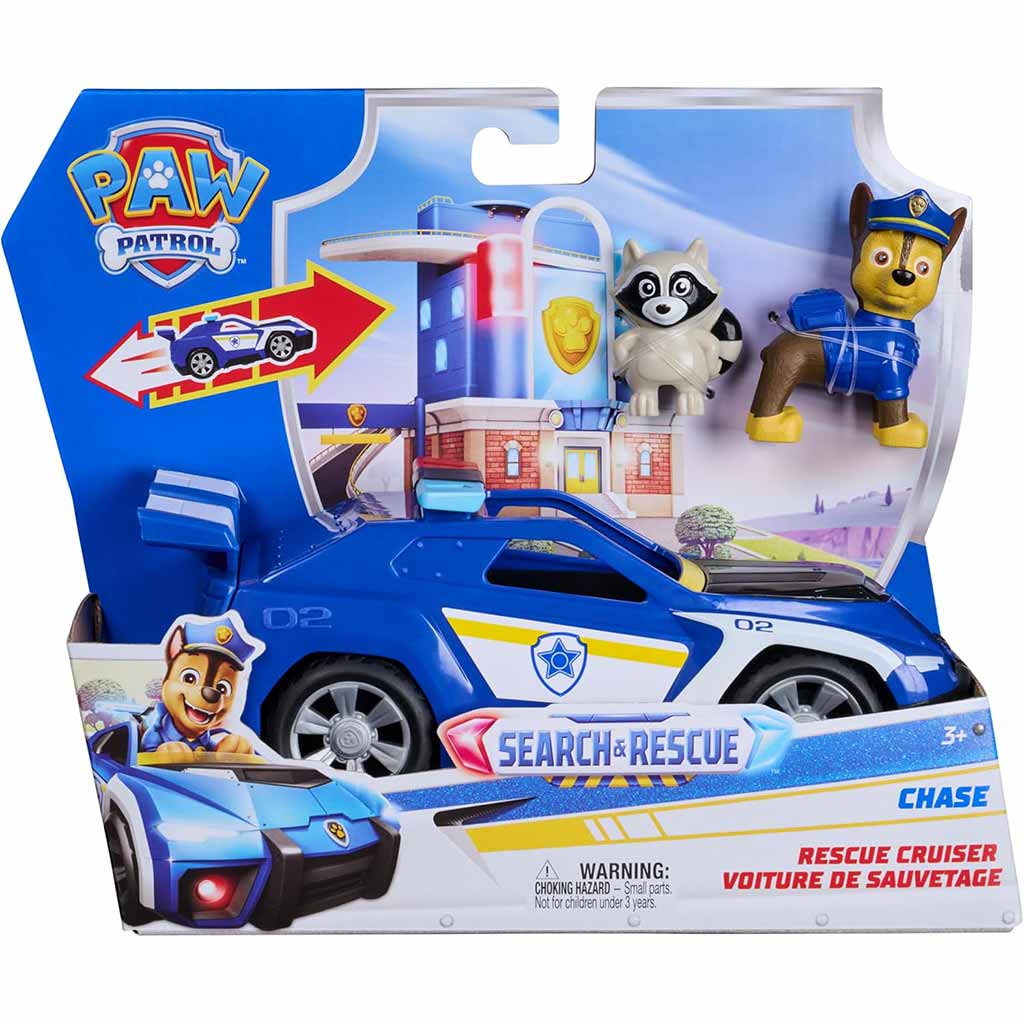 Mancs Őrjárat: Search & Rescue Hátrahúzható Chase járgánya figurával - Spin Master kép 1