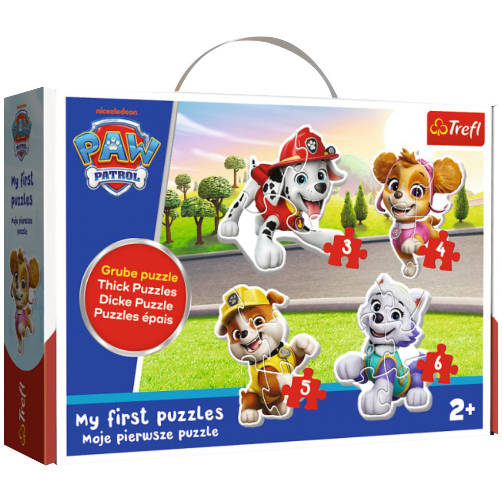 Első puzzle-öm: Mancs őrjárat 4 az 1-ben 6-5-4-3db-os puzzle - Trefl kép 1