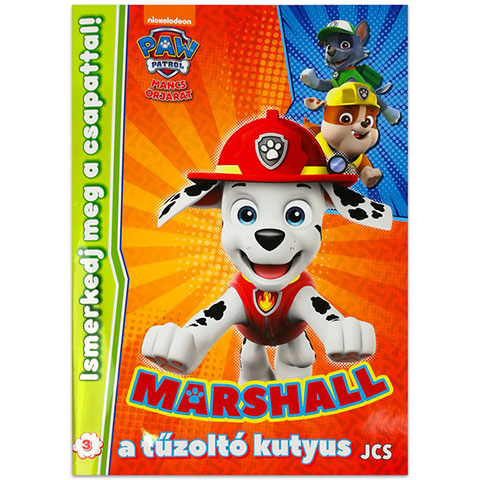 Mancs őrjárat: Ismerkedj meg a csapattal! 3. - Marshall, a tűzoltó kutyus foglalkoztató kép 1