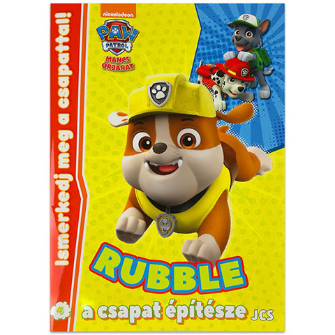 Mancs őrjárat: Ismerkedj meg a csapattal! 4. - Rubble, a csapat építésze foglalkoztató kép 1