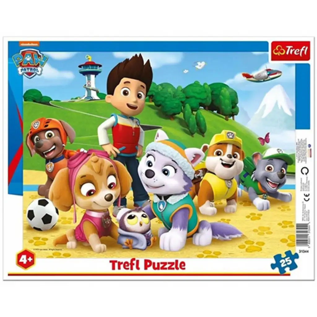 Mancs őrjárat Nyomon 25 db-os keretes puzzle - Trefl kép 1