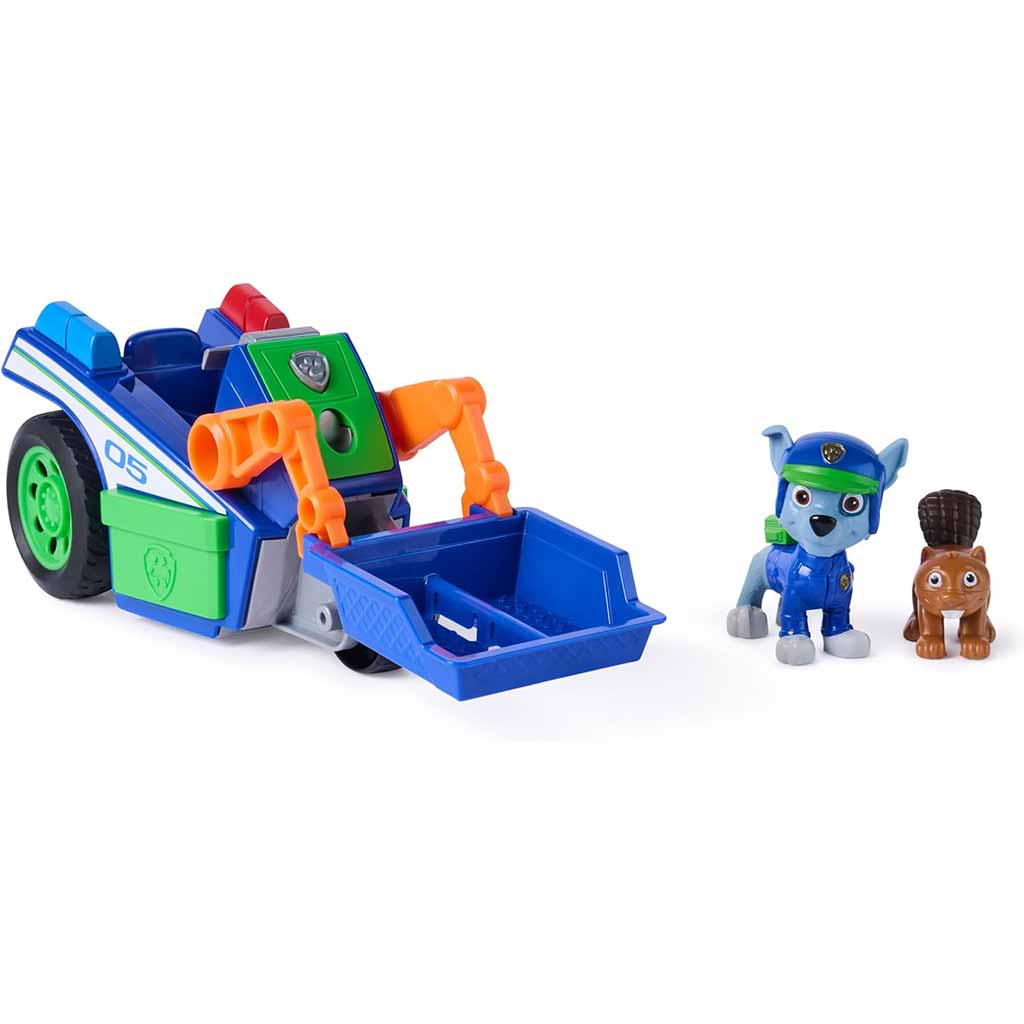 Mancs Őrjárat: Search & Rescue Hátrahúzható Rocky járgánya figurával - Spin Master kép 3