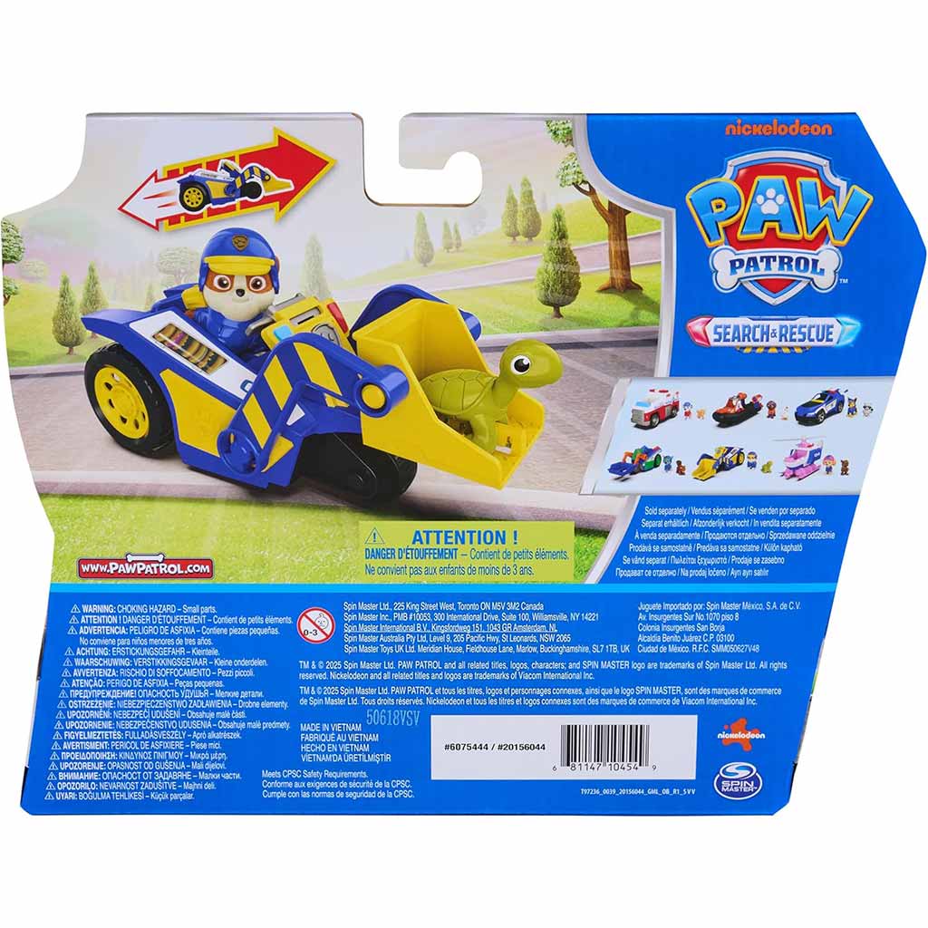 Mancs Őrjárat: Search & Rescue Hátrahúzható Rubble járgánya figurával - Spin Master kép 2