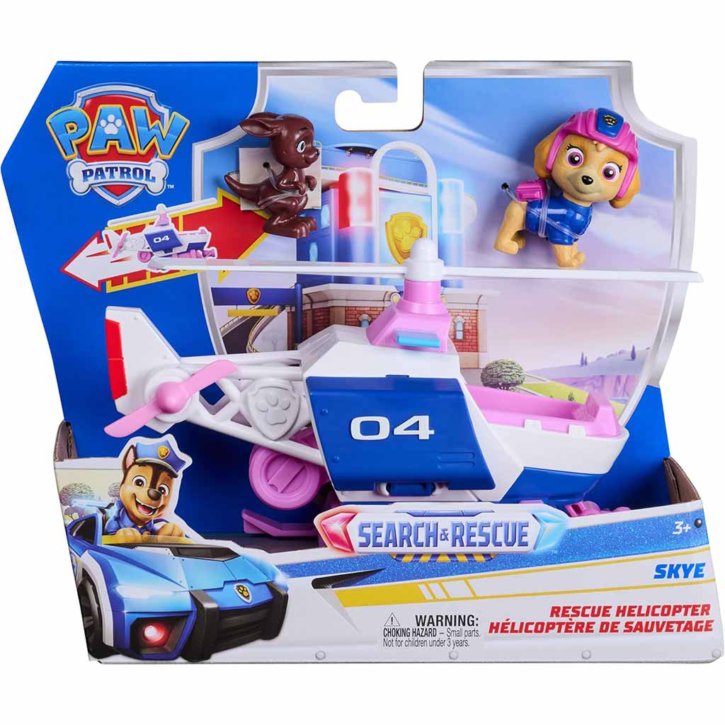 Mancs Őrjárat: Search & Rescue Hátrahúzható Skye járgánya figurával - Spin Master kép 1