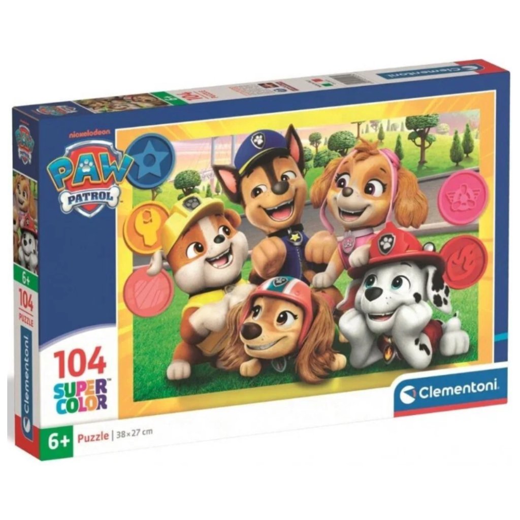 Mancs őrjárat Super Color puzzle 104 db-os - Clementoni kép 1