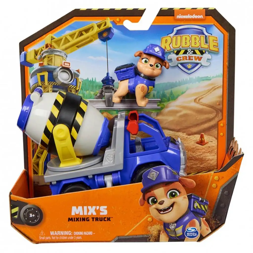 Mancs őrjárat Rubble & Crew: Rubble Mixer autója - Spin Master kép 1