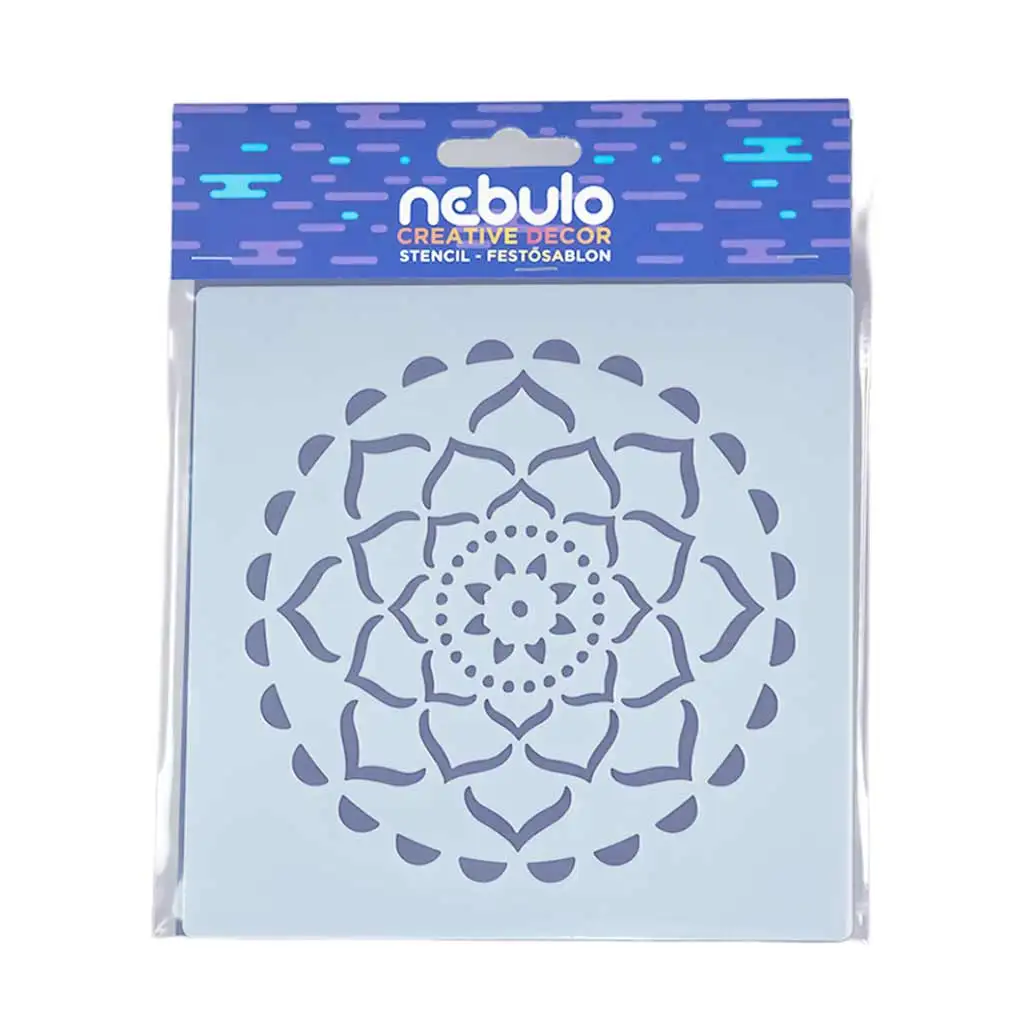 Nebulo: Mandala műanyag sablon lap kép 1