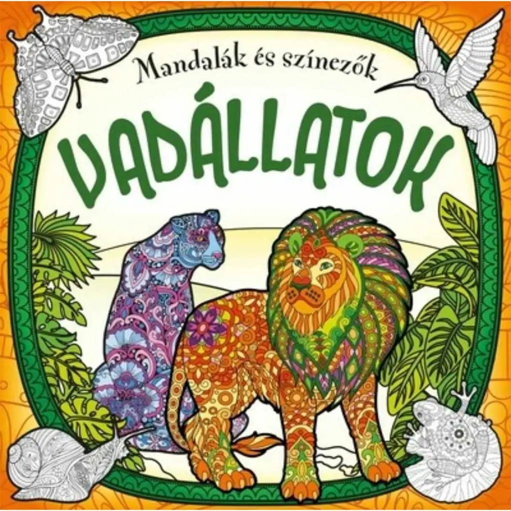 Mandalák és színezők - Vadállatok kép 1