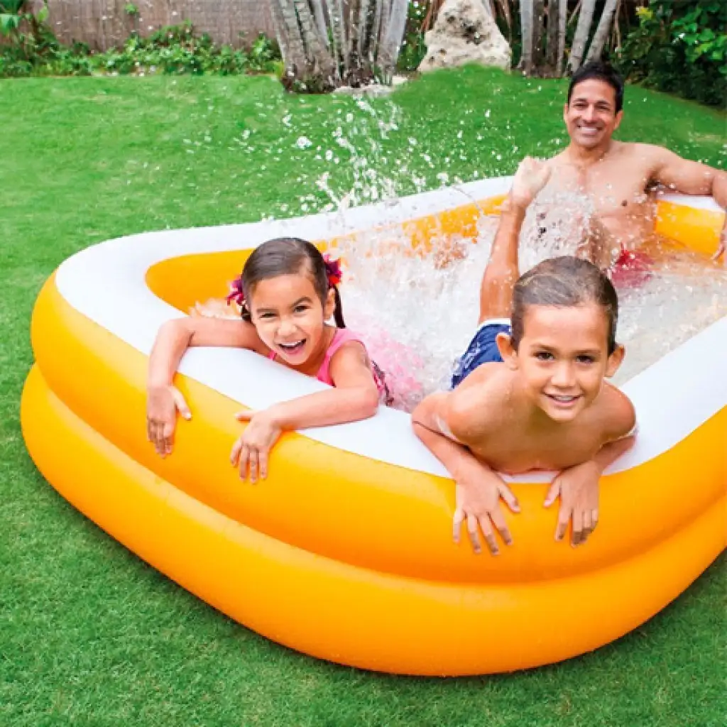 Intex: Mandarin családi medence 229x147x46cm kép 2