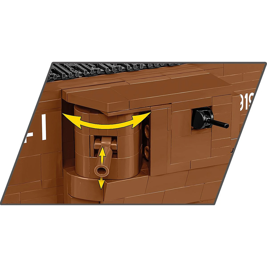 COBI: Mark V (Male) No. 9199 építőjáték (2995) kép 6