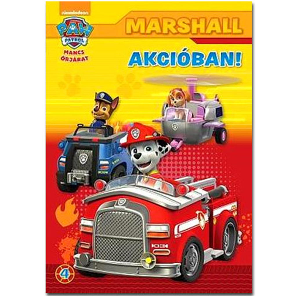 Mancs Őrjárat: Marshall akcióban! foglalkoztató könyv kép 1