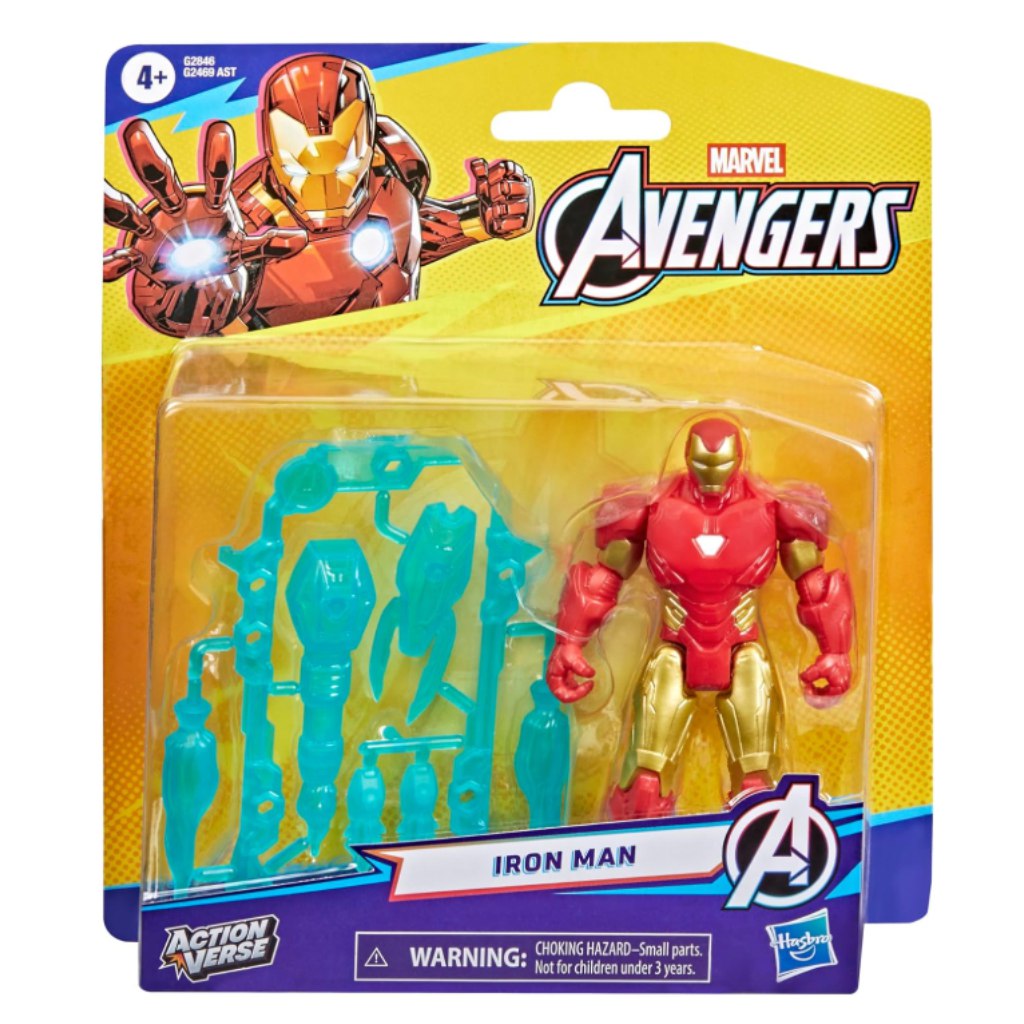Marvel Bosszúállók Action Verse Vasember figura – Hasbro kép 1