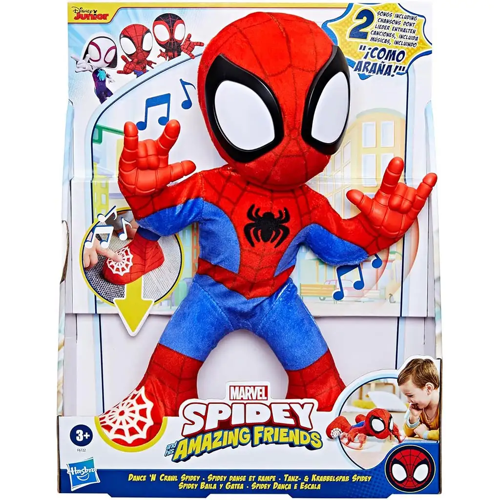 Marvel Spidey és csodálatos barátai: Táncoló interaktív Spidey plüss - Hasbro kép 1