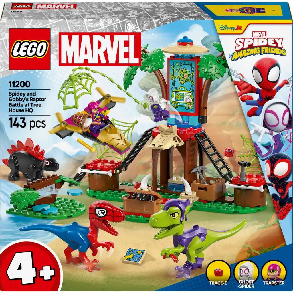 LEGO® Marvel: Pókember és Gobby raptorcsatája a lombház főhadiszálláson (11200) kép 1