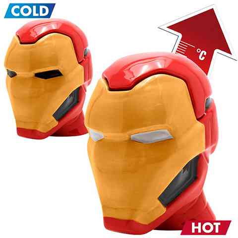 Marvel - Vasember hőre változó 3D bögre 450ml kép 1