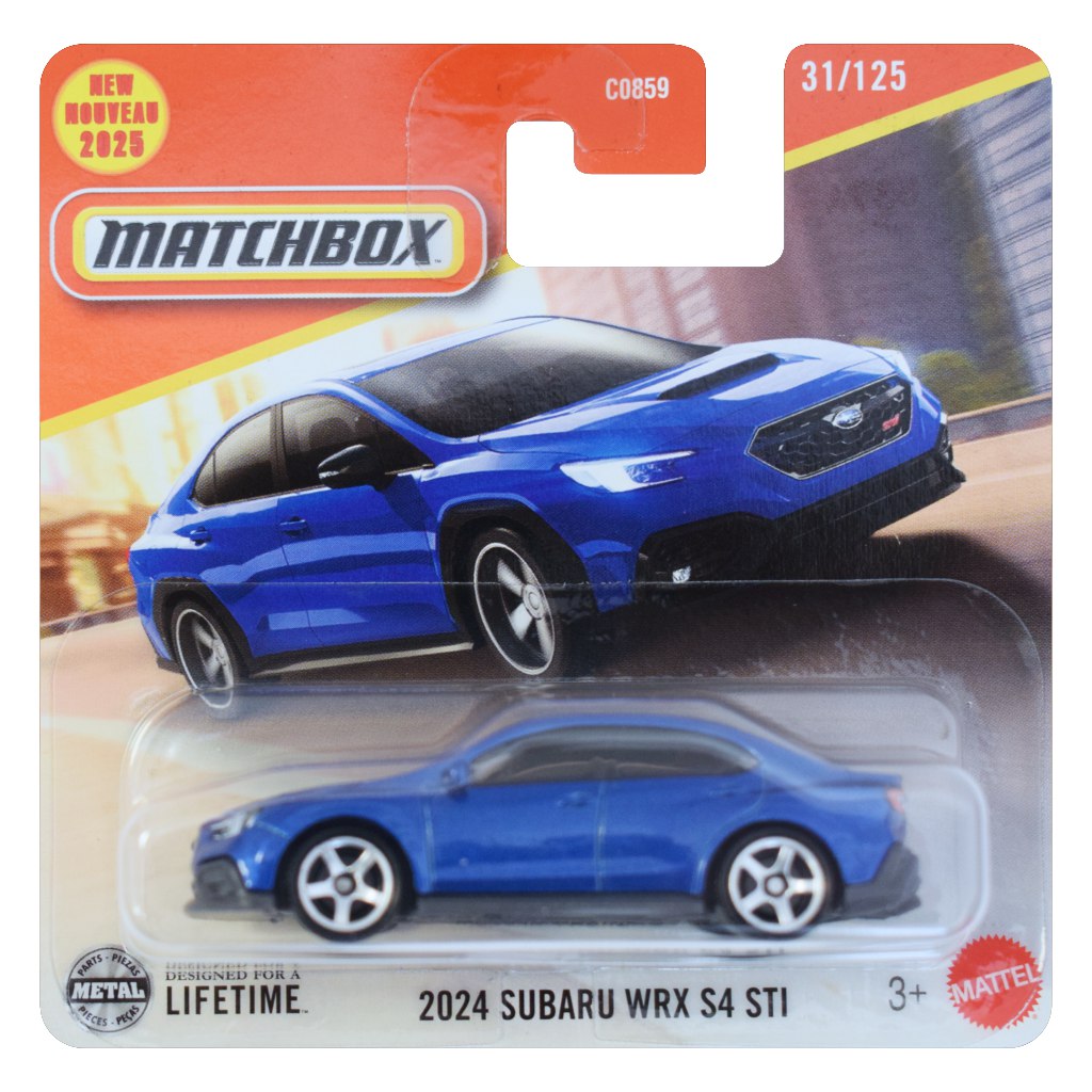Matchbox: 2024 Subaru WRX S4 STI kék kisautó 1/64 - Mattel kép 1