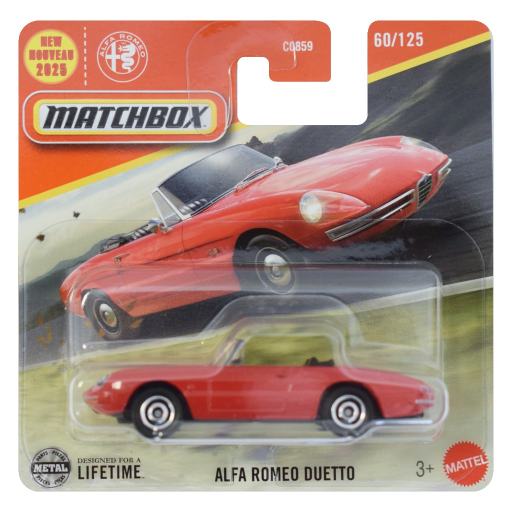 Matchbox: Alfa Romeo Duetto kisautó 1/64 - Mattel kép 1