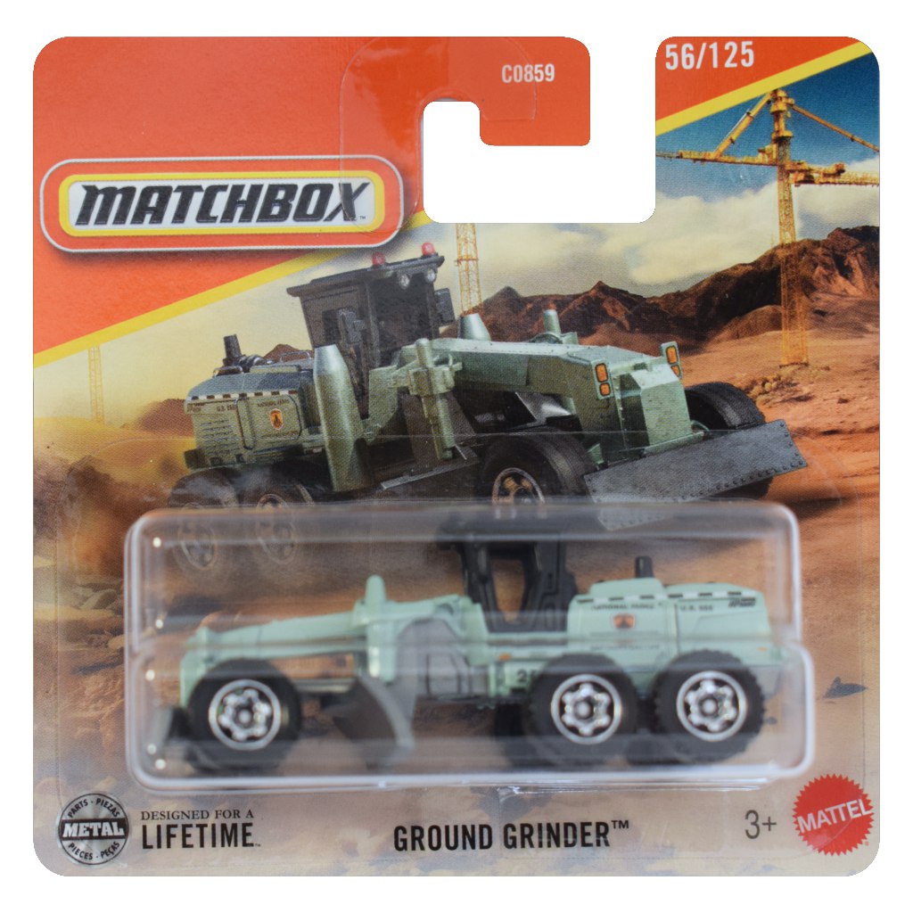 Matchbox: Ground Grinder kisautó 1/64 - Mattel kép 1