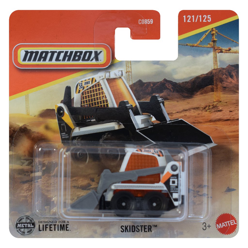 Matchbox: Skidster fehér kisautó 1/64 - Mattel kép 1