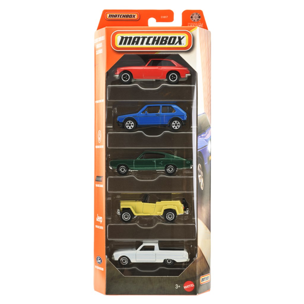 Matchbox: Classic Cruisers 5db-os kisautó szett 1/64 - Mattel kép 1
