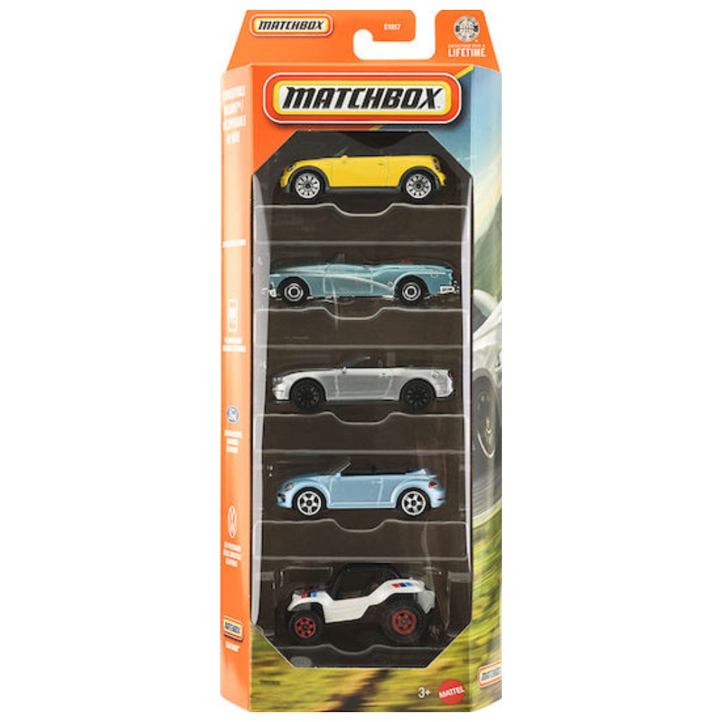 Matchbox: Convertible Dreams 5db-os kisautó szett 1/64 - Mattel kép 1