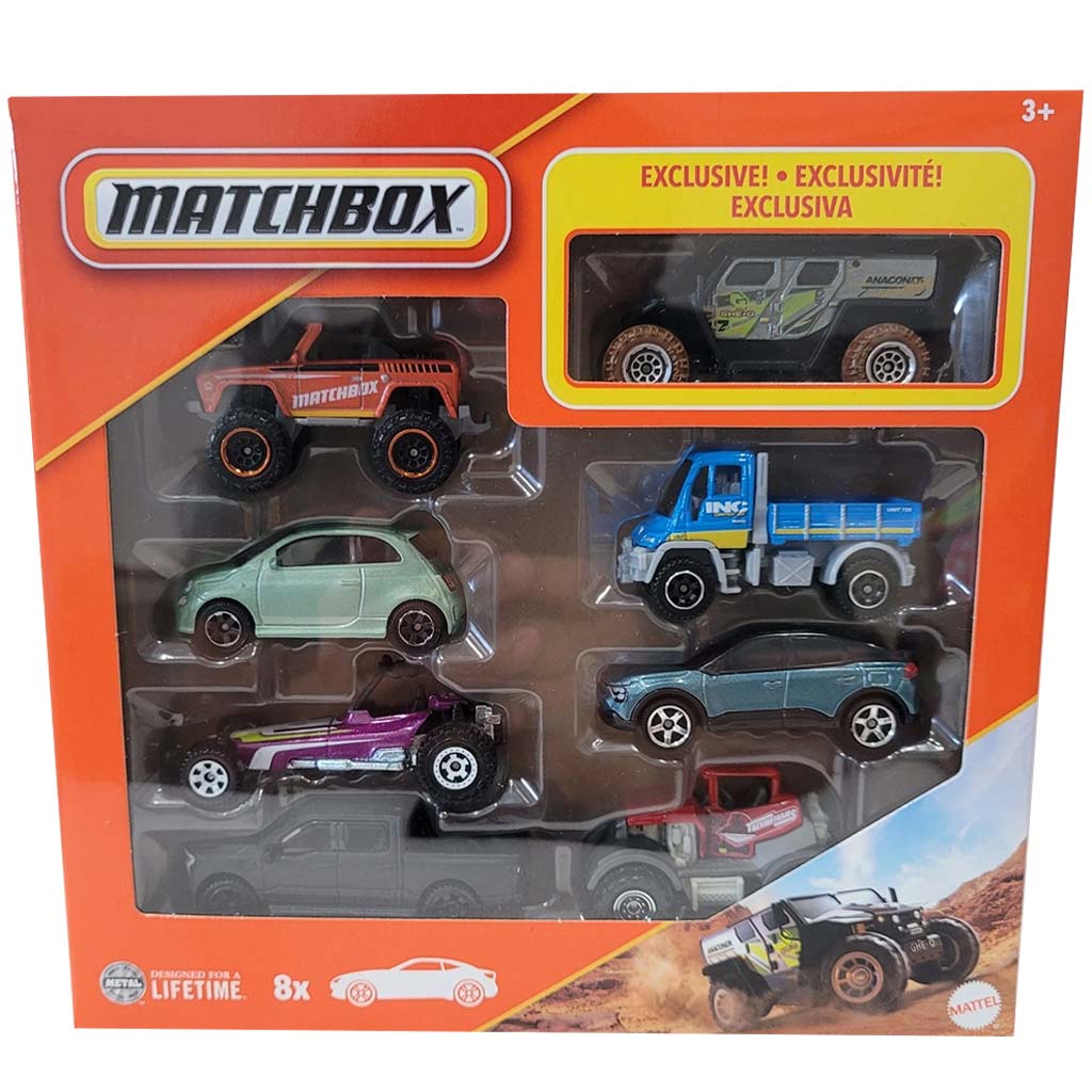 Matchbox: 8db-s kisautó szett exkluzív GHE-O Rescue autóval - Mattel kép 1
