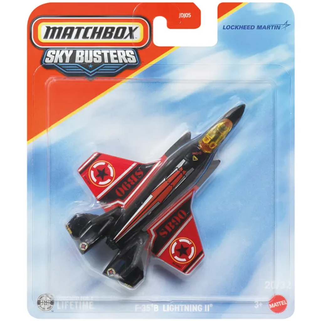 Matchbox Sky Busters: F-35 B Lightning II repülő modell 1/64 – Mattel kép 1