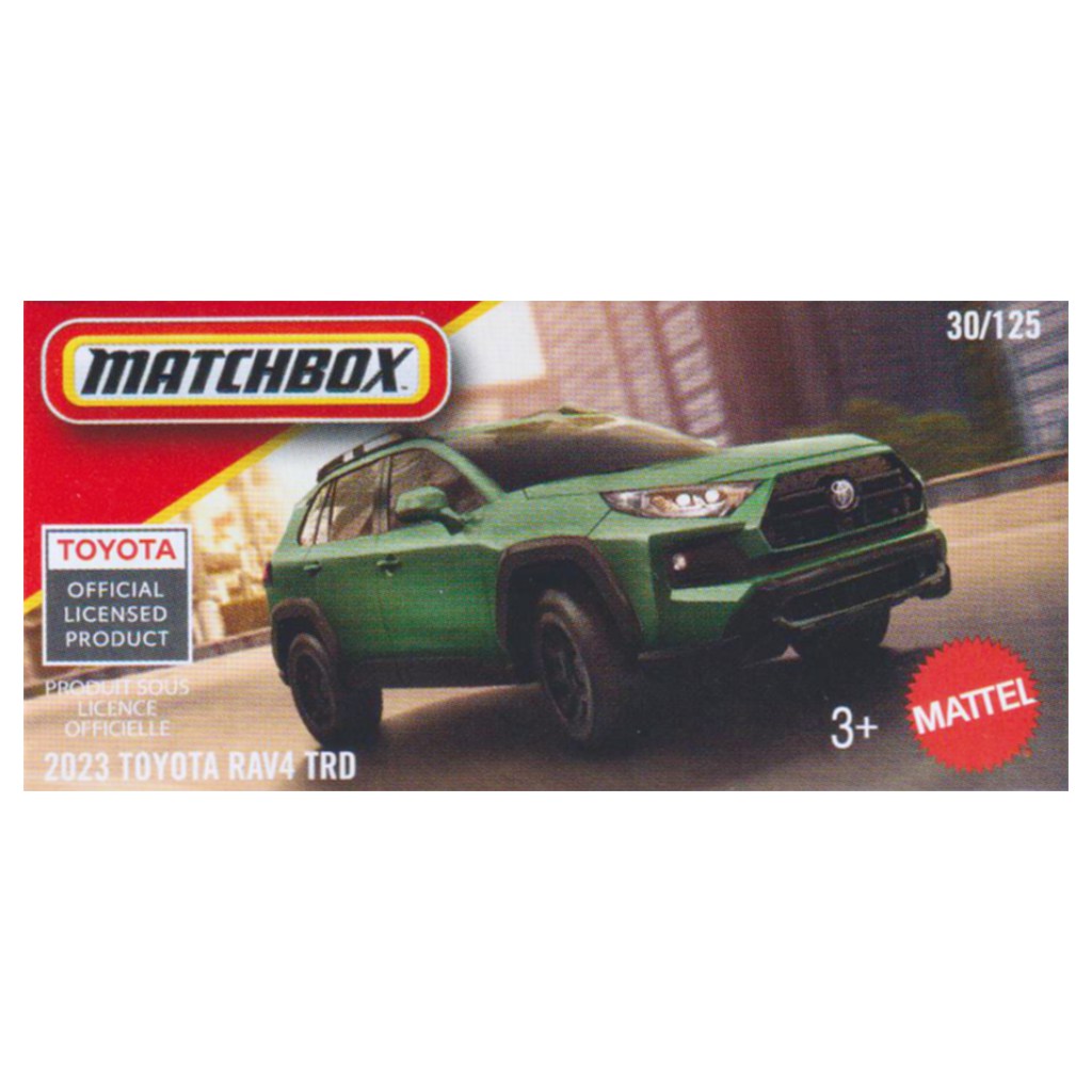 Matchbox 2023 Toyota RAV4 TRD kisautó 1/64 – Mattel kép 1