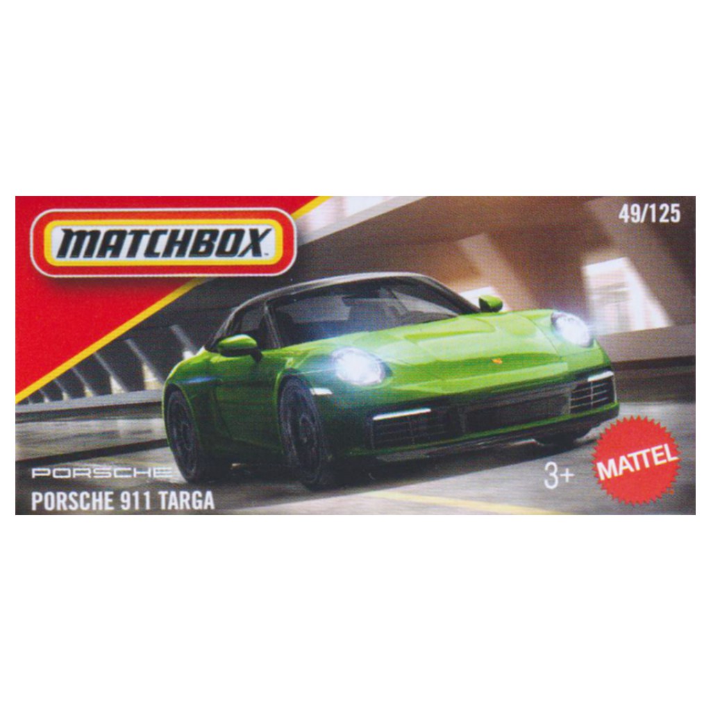 Matchbox Porsche 911 Targa kisautó 1/64 – Mattel kép 1