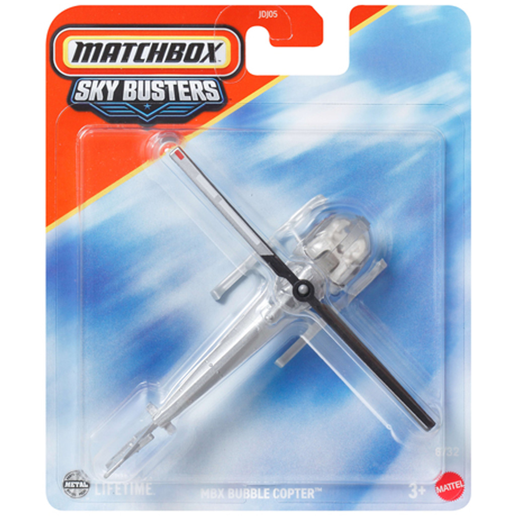 Matchbox Sky Busters: MBX Bubble Copter repülő modell 1/64 – Mattel kép 1