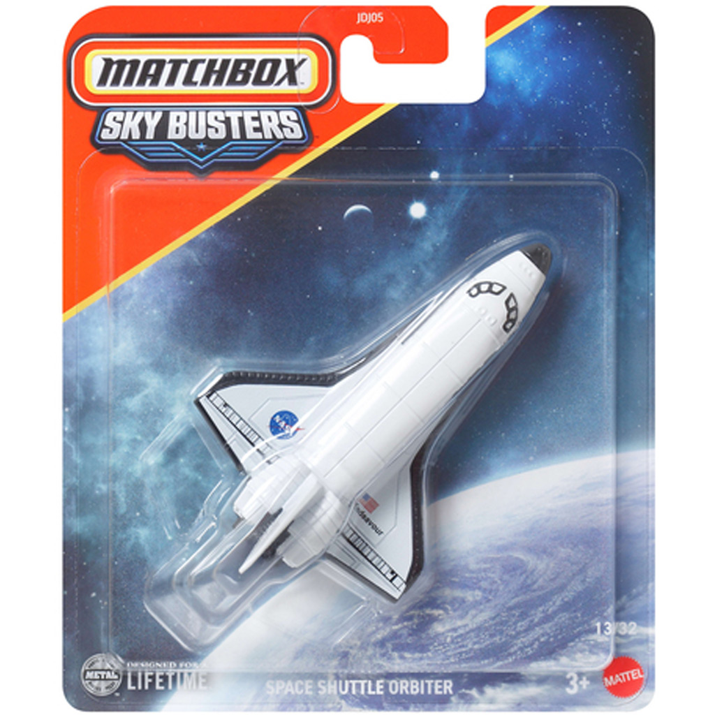 Matchbox Sky Busters: Space Shuttle Orbiter repülő modell 1/64 – Mattel kép 1