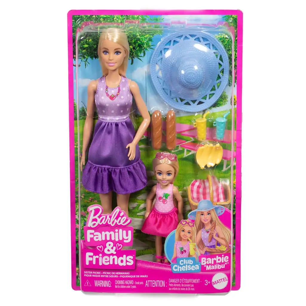 Barbie: Barbie és Chelsea duo piknik készlet - Mattel kép 1